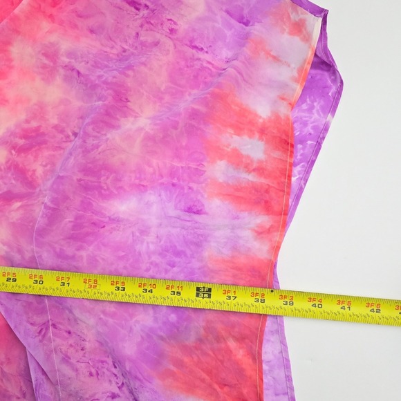 Jennifer Lopez Rhinestone V-Neck Kimono Style Multicolor Top L - Picture 7 of 8